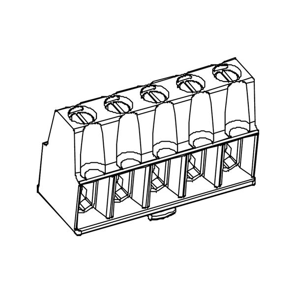 ترمینال بلوکی خطی سایز 6، KL-T 02-06