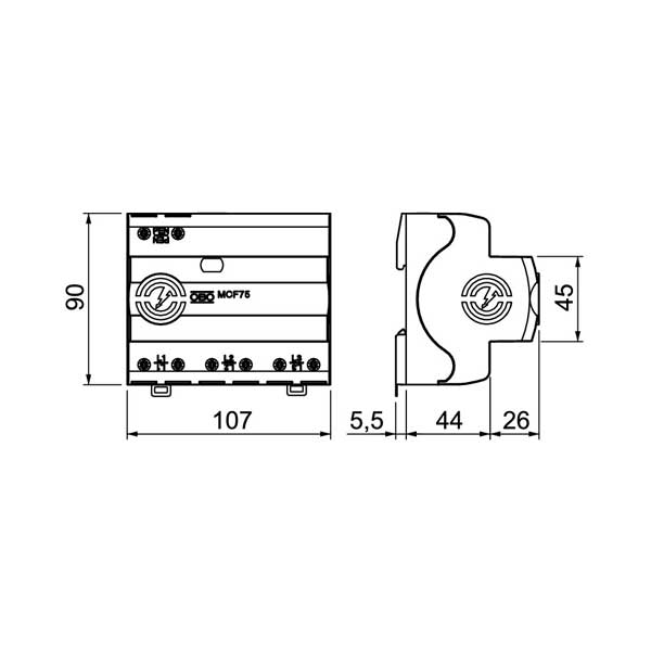 سرج ارستر تیپ 2+1، MCF75-3+FS