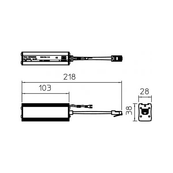 سرج ارستر ترکیبی مخابراتی RJ11 TELE 4-C