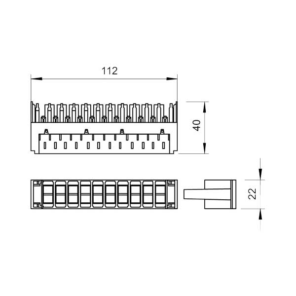 سرج ارستر شانه ای برای ترمینال MDF مخابراتی LAS-B-MAG