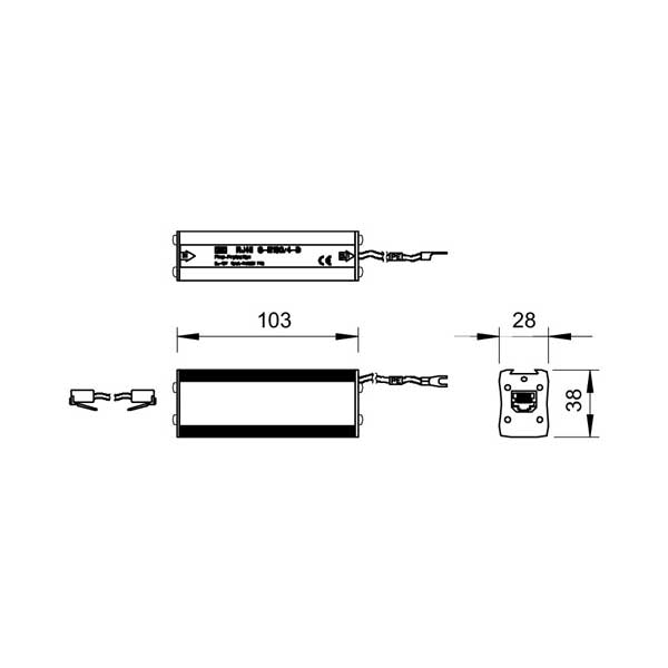 سرج ارستر دقیق کابل CAT5 شبکه اترنت RJ45 S-ATM 8-F