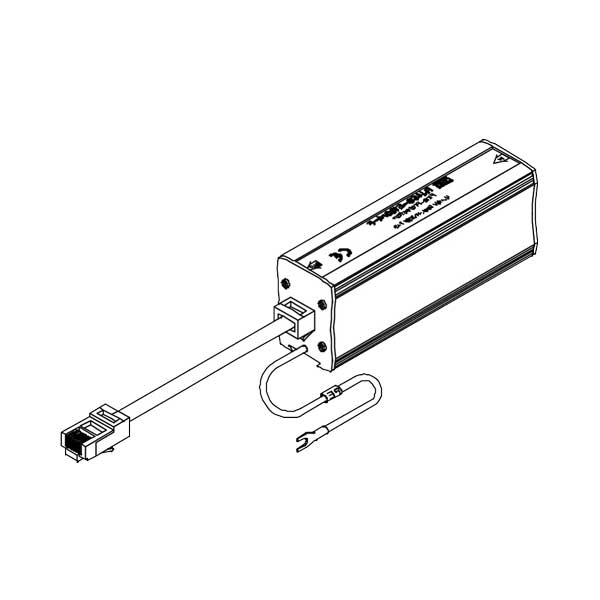 سرج ارستر دقیق کابل CAT5 شبکه اترنت RJ45 S-ATM 8-F
